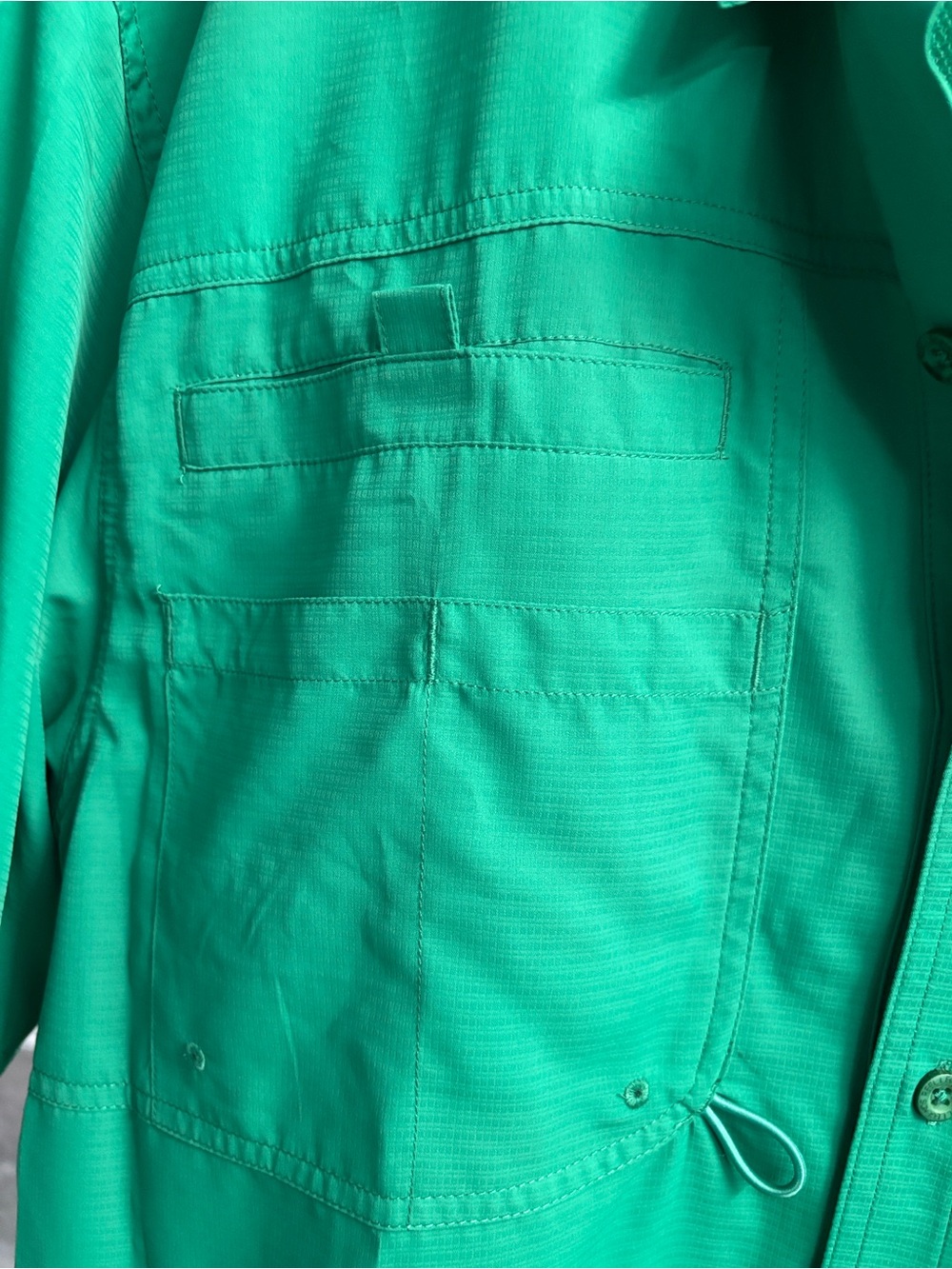 NWT Reel Legends Salt Water II Men's Green SS Fishing Button-Up Shirt Vented L - Picture 4 of 16